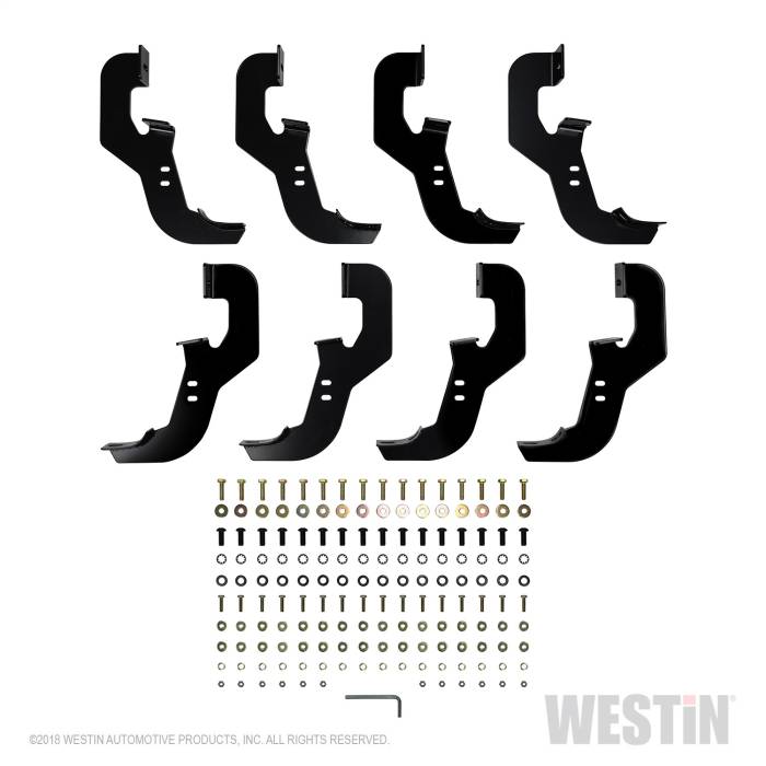 Westin - Westin PRO TRAXX 5 Oval Wheel to Wheel Nerf Step Bars 21-534680