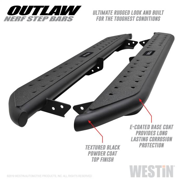 Westin - Westin Outlaw Nerf Step Bars 58-52775