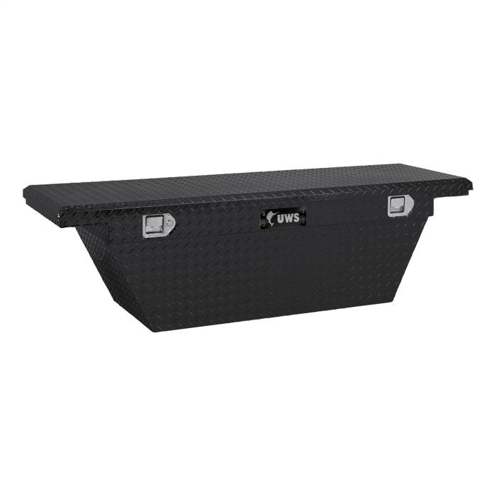 UWS - UWS Low Profile Series Single Lid Crossover Tool Box TBSD-60A-LP-BLK