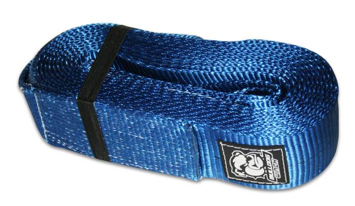 Bulldog Winch - Bulldog Winch Recovery Strap 4" x 30ft, 40,000lb BS polyester (20031)