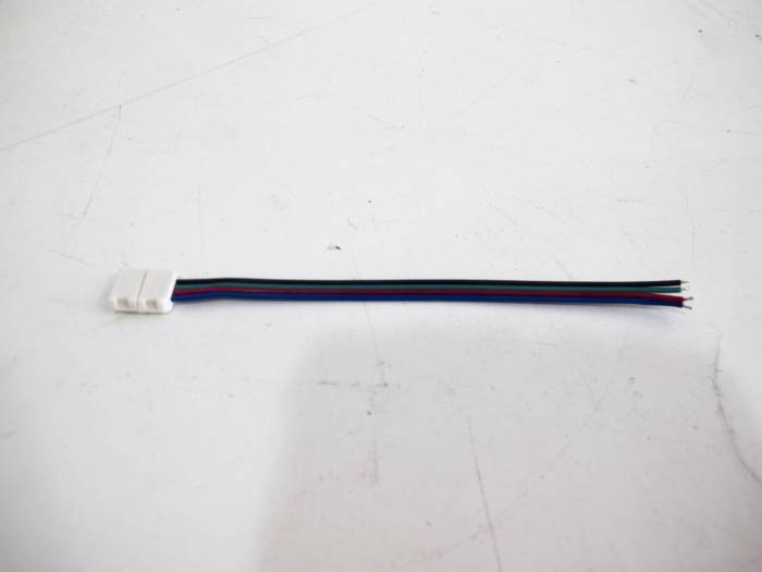 Race Sport - Race Sport 10mm Single Color Connector w/ Wire (One Sided) (1S-10MM15CM-RGB)