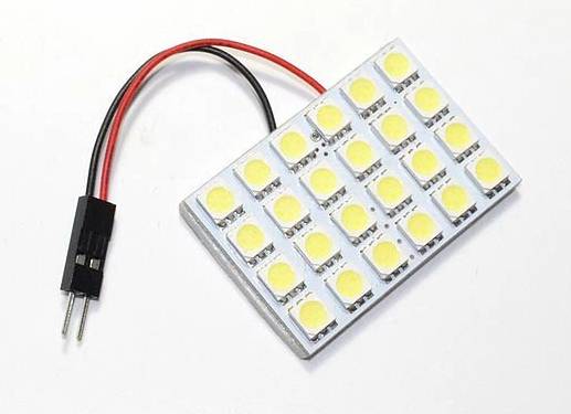 Race Sport - Race Sport 24 Chip 5050 LED Dome Panel (Amber) (RS-5050-24DOME-A)