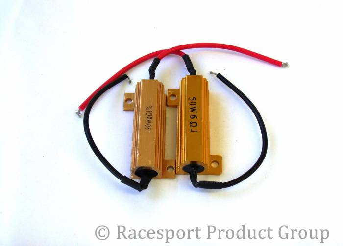 Race Sport - Race Sport 6 Ohm 50 Watt Load Resistors - PAIR (6OHM50WATT)