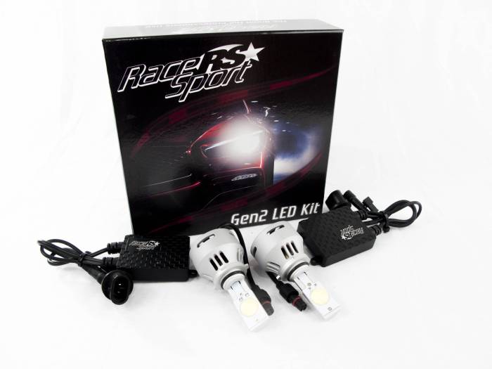 Race Sport - Race Sport 9006 G2 5500K TRUE LED Headlight Kit (9006-LED-G2-KIT)