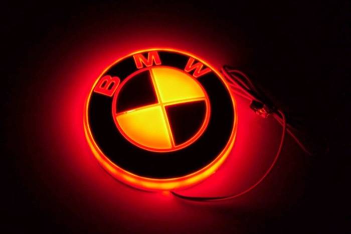 Race Sport - Race Sport LED Illumination Badge (BMW-Red) (BMW-LED-RED)