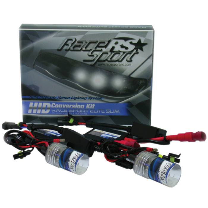 Race Sport - Race Sport 5202D 10K 35 Watt D-Elite Slim HID Kit (5202D-10K-SLIM)