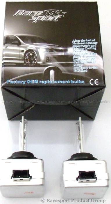 Race Sport - Race Sport Professional 3yr D3 OEM Factory HID replacement Bulbs (RS-D312K-RB)