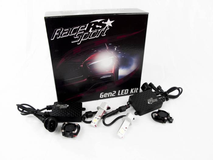 Race Sport - Race Sport H1 G2 5500K TRUE LED Headlight Kit (H1-LED-G2-KIT)