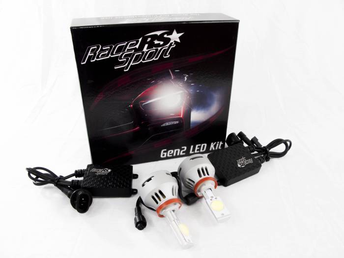 Race Sport - Race Sport H11 G2 5500K TRUE LED Headlight Kit (H11-LED-G2-KIT)