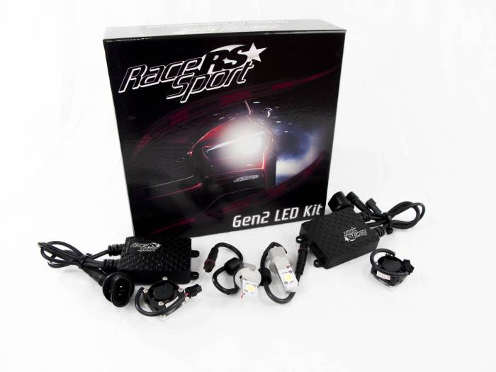 Race Sport - Race Sport H3 G2 5500K TRUE LED Headlight Kit (H3-LED-G2-KIT)