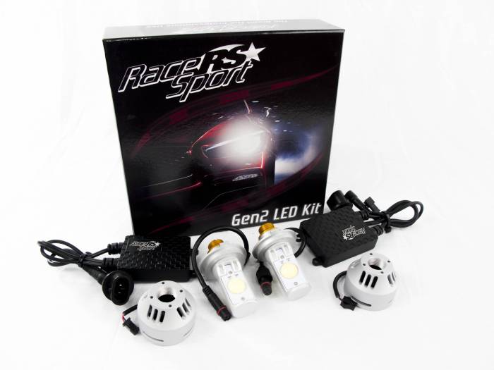 Race Sport - Race Sport H4 G2 5500K TRUE LED Headlight Kit (H4-LED-G2-KIT)