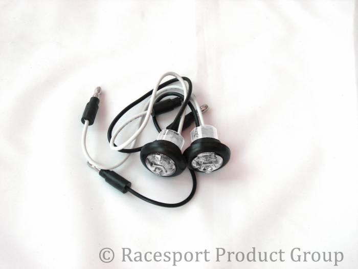 Race Sport - Race Sport .75" Round White (w/ Grommet) (RS-.75-GW)
