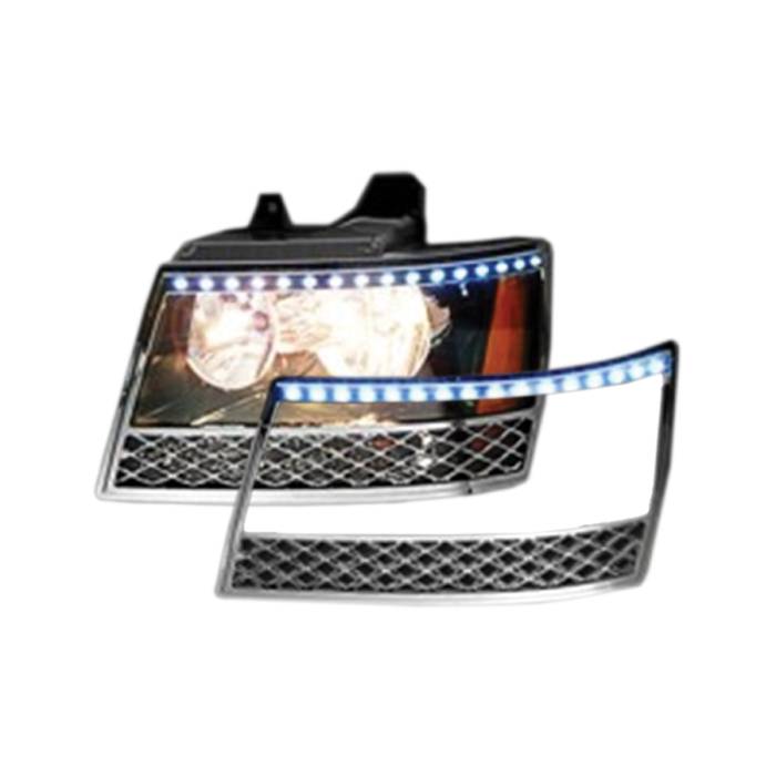 Race Sport - Race Sport 07-13 Avalanche/Tahoe/Suburban/Yukon LED Headlight Bezel (RS-0713CHEVY1-HLB)