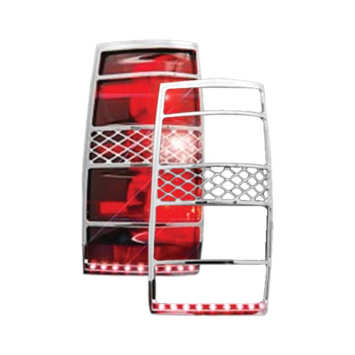 Race Sport - Race Sport 07-13 Chevrolet Suburban/Tahoe LED Taillight Bezel (RS-0713CHEVY1-TLB)