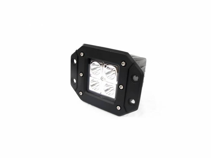 Race Sport - Race Sport Flush Mount 12W 4 LED Hi Power LED Spot Light (RS-12W4LED-FM)