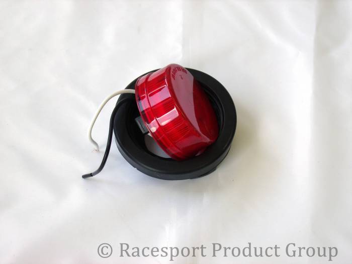 Race Sport - Race Sport 2.5" Round Red (w/ Grommet) (RS-2.5-GR)