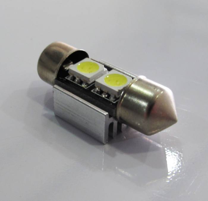 Race Sport - Race Sport 31mm 5050 Canbus LED (Amber) (RS-31MM-5050CAN-A)