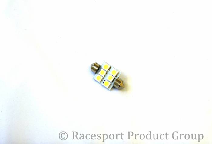 Race Sport - Race Sport 36mm 5050 LED 6 Chip Bulbs - each Amber (RS-36mm-A-5050)