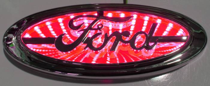Race Sport - Race Sport 3D LED Logo Badge (Ford-Red) (RS-3DLED-FORD-R)