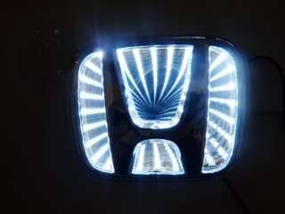 Race Sport - Race Sport 3D LED Logo Badge (Honda-White) (RS-3DLED-HON-W)
