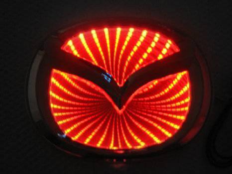Race Sport - Race Sport 3D LED Logo Badge (Mazda-Red) (RS-3DLED-MAZ-R)