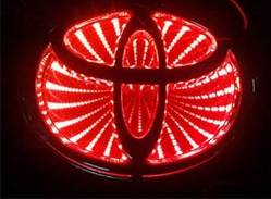 Race Sport - Race Sport 3D LED Logo Badge (Toyota-Red) (RS-3DLED-TOY-R)