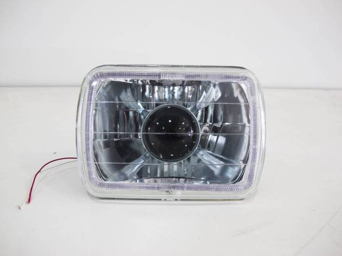 Race Sport - Race Sport 7x6" Diamond Cut Projector Conversion Lens w/ 12v Halo (RS-7X6PHALO)