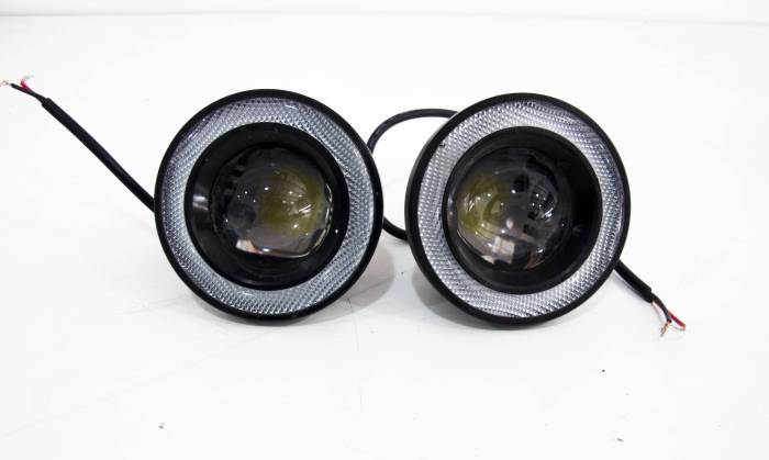 Race Sport - Race Sport 2.5" Fog w/ White Halo Ring (RS-2.5W-FOG)