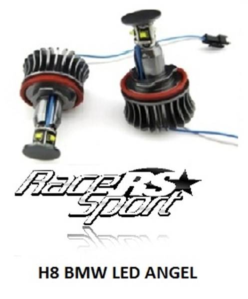 Race Sport - Race Sport BMW 20W CREE H8 Factory Halo Upgrade Kit (RS-H8-20W-C)