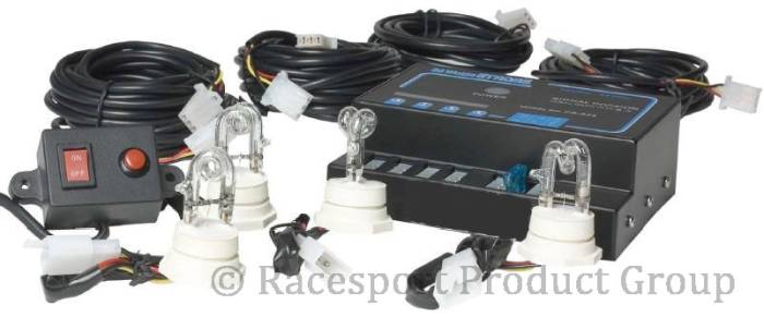 Race Sport - Race Sport 4-Bulb 80W Strobe Kit (White) (RS-RTE-244)