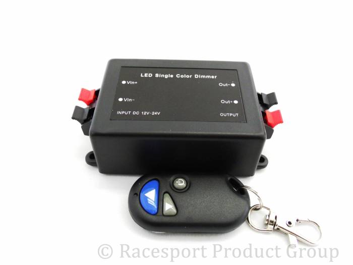 Race Sport - Race Sport LED RF Remote Control Dimmer for Single Color LED Strip (RS-T53-6A-R03)