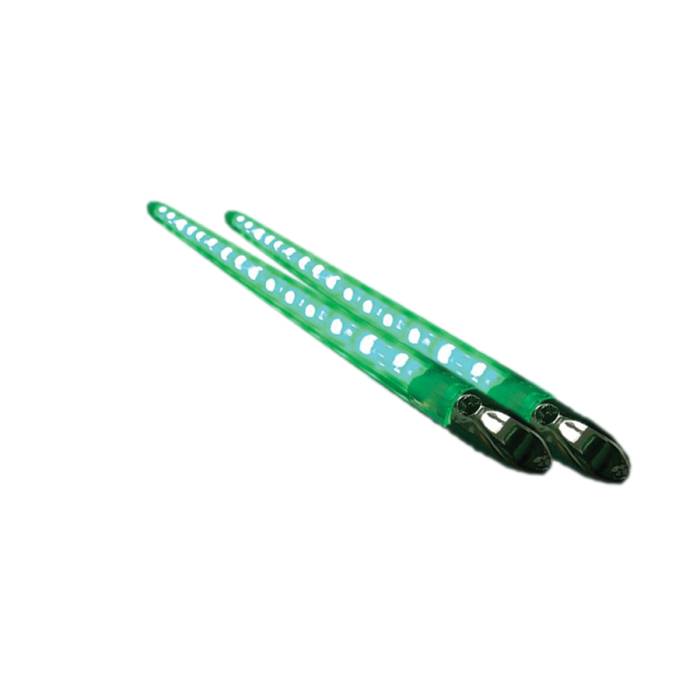 Race Sport - Race Sport (Pair) 13" Extreme Series Accent Bar (Green) (RS-VLED_13-G)