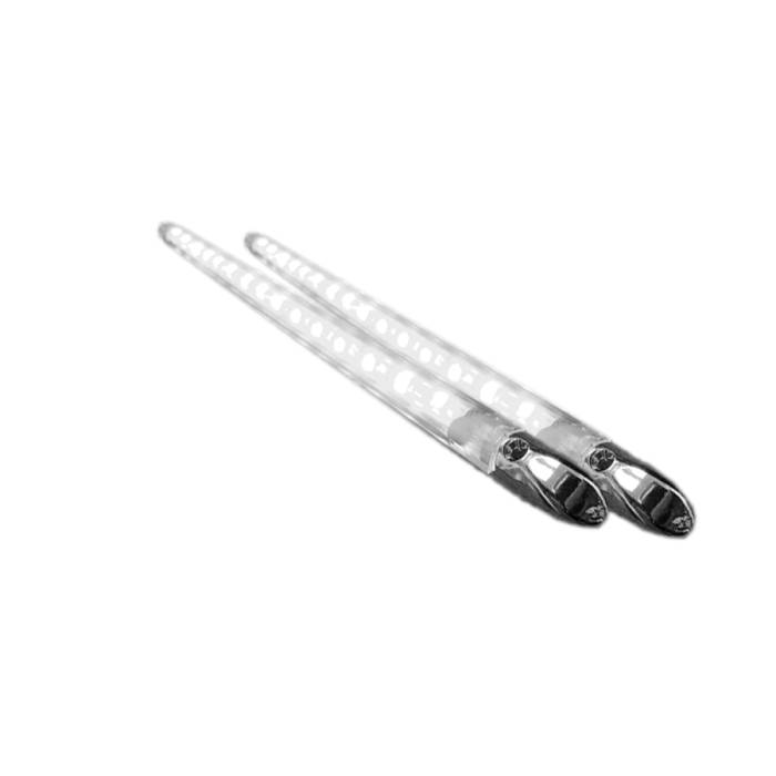 Race Sport - Race Sport (Pair) 13" Extreme Series Accent Bar (White) (RS-VLED_13-W)
