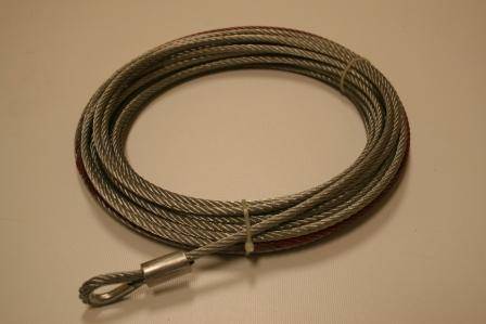 Bulldog Winch - Bulldog Winch Wire Rope, 15002 3/16" x 40' (5mm x 12.2m) (20103)