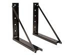 Buyers Product Company - BUYERS PRODUCT COMPANY 18x18 Inch Bolted Black Formed Steel Mounting Brackets (1701006B)