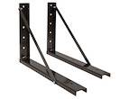 Buyers Product Company - BUYERS PRODUCT COMPANY 18x24 Inch Bolted Black Formed Steel Mounting Brackets (1701011B)