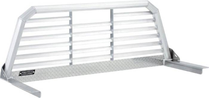 ProTech - ProTech Pickup Cab Racks - 24-Inch Legs;   Hept-Tube Structure;   With Louvers And Diamond Plate (57-6449-24)