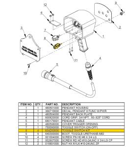 Auto Crane - Auto Crane 7 PoleToggle Switch  (AUTO634200000) - Image 4