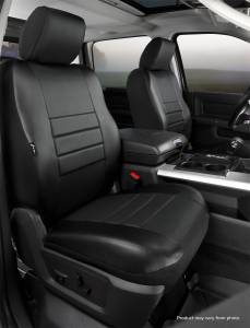 Fia - Fia LeatherLite Custom Seat Cover SL67-66BLK/BLK - Image 2