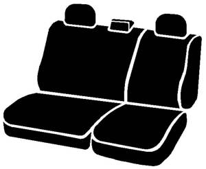 Fia - Fia Wrangler Solid Seat Cover TRS42-86GRAY - Image 1