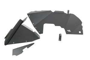 Rugged Ridge - Inner Fender Liners, Frnt, Aluminum, Blk; 18-19 JL - Image 1