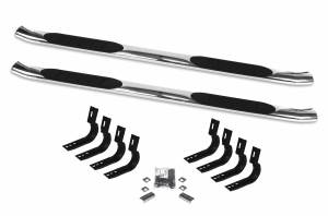 Go Rhino - Go Rhino - 67048PS - 415 Series SideSteps (Cab-Length) with Welded End Caps (Gas Only) - Image 3