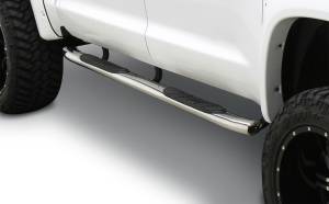 Go Rhino - Go Rhino - 67049PS - 415 Series SideSteps (Cab-Length) with Welded End Caps - Image 1