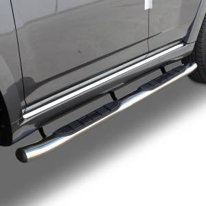 Go Rhino - Go Rhino - 67049PS - 415 Series SideSteps (Cab-Length) with Welded End Caps - Image 2