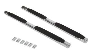 Go Rhino - Go Rhino - 684409980PS - 4in OE Xtreme SideSteps Kit - 80in Long Stainless + Mounting Brackets - Image 1