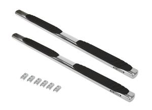 Go Rhino - Go Rhino - 684409987PS - 4in OE Xtreme SideSteps Kit - 87in Long Stainless + Mounting Brackets - Image 2