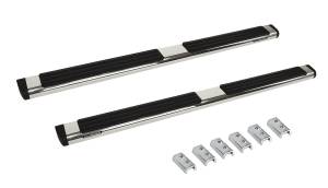 Go Rhino - Go Rhino - 686404787PS - 6in OE Xtreme Stainless SideSteps Kit - 87in Long + Brackets - Image 2