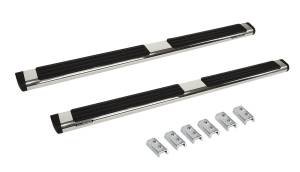 Go Rhino - Go Rhino - 686409980PS - 6in OE Xtreme Stainless SideSteps Kit - 80in Long + Brackets - Image 2