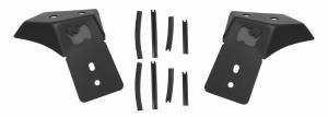 Go Rhino - Go Rhino - 730035T - Jeep Wrangler JL & JLU Hood Latch Pod Mount kit for a Single Cube - Image 2