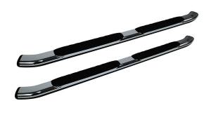 Big Country Truck Accessories - Big Country Truck Accessories - 395203878 - 5in WIDESIDER XL Side Bars Kit - 87in Long Chrome + Mounting Brackets (Gas Only) - Image 2